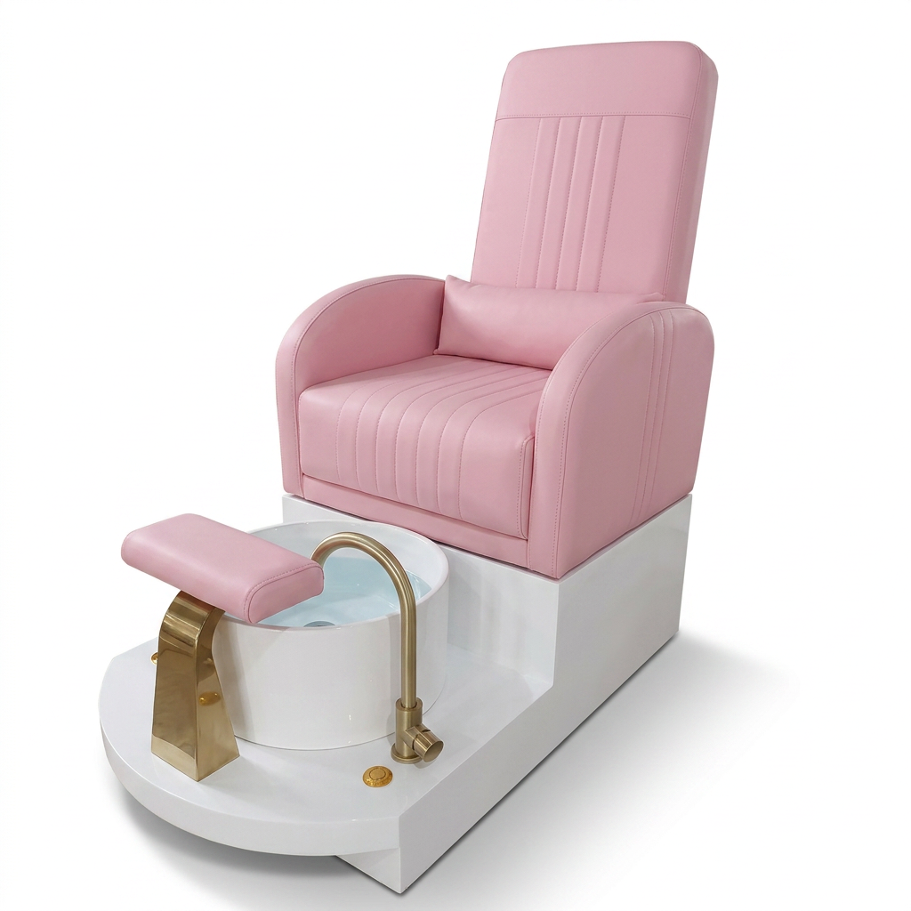 Blush Classic Pedicure Chair — Pink