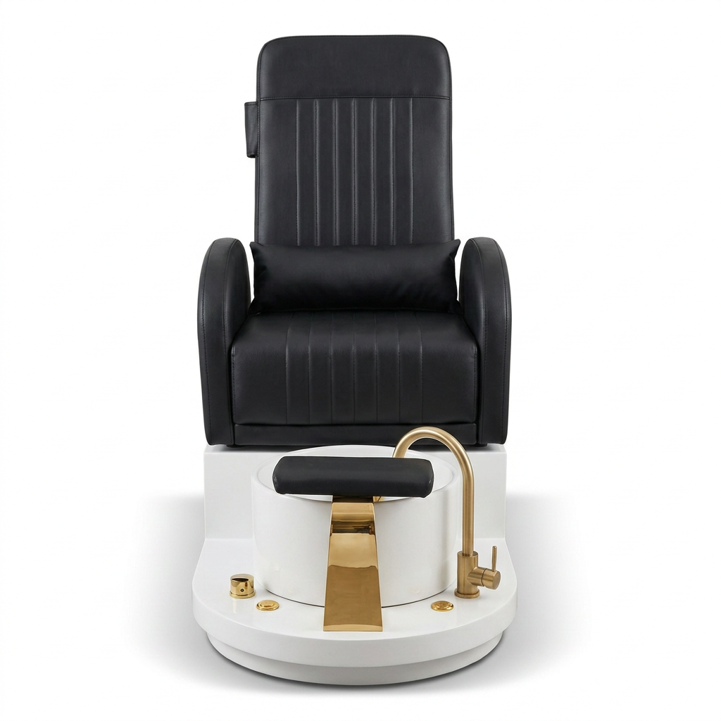 Noir Signature Pedicure Chair — Black