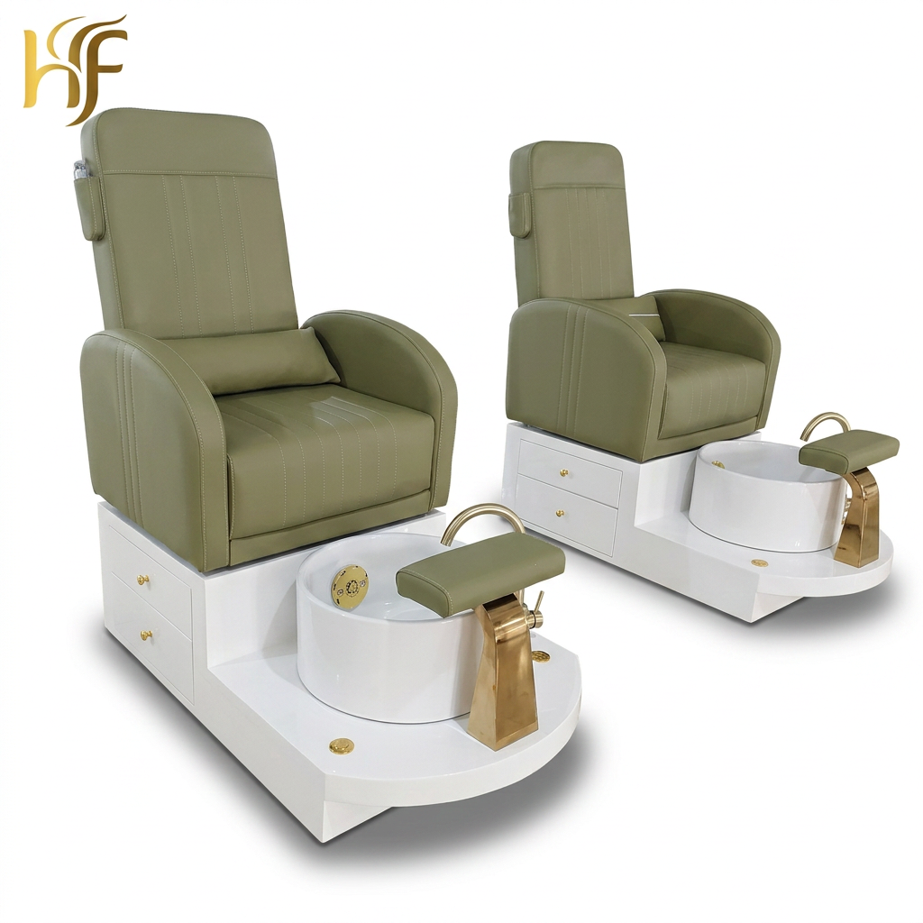 Sage Atelier Pedicure Chair — Green
